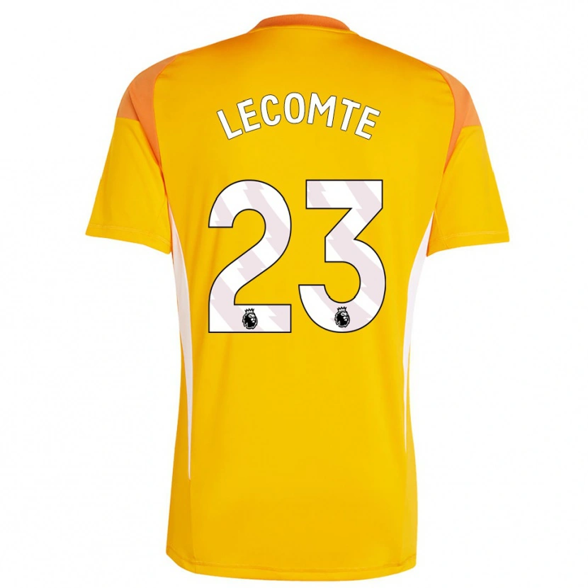 Danxen Hombre Camiseta Benjamin Lecomte #23 Blanco Blanco Portero Equipación 2025/26 La Camisa