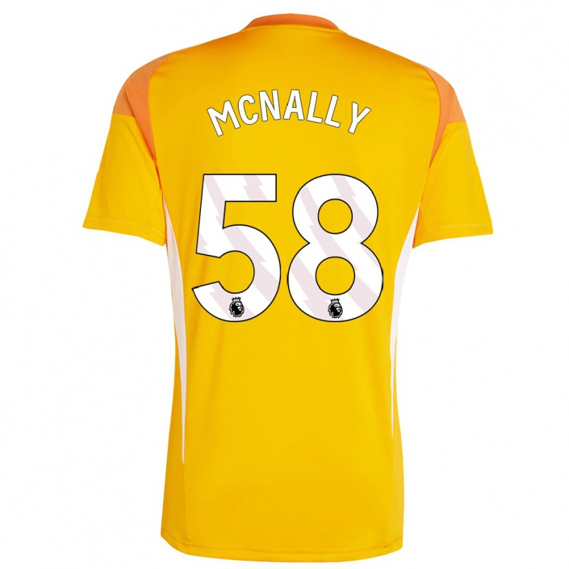 Danxen Hombre Camiseta Alfie McNally #58 Blanco Blanco Portero Equipación 2025/26 La Camisa