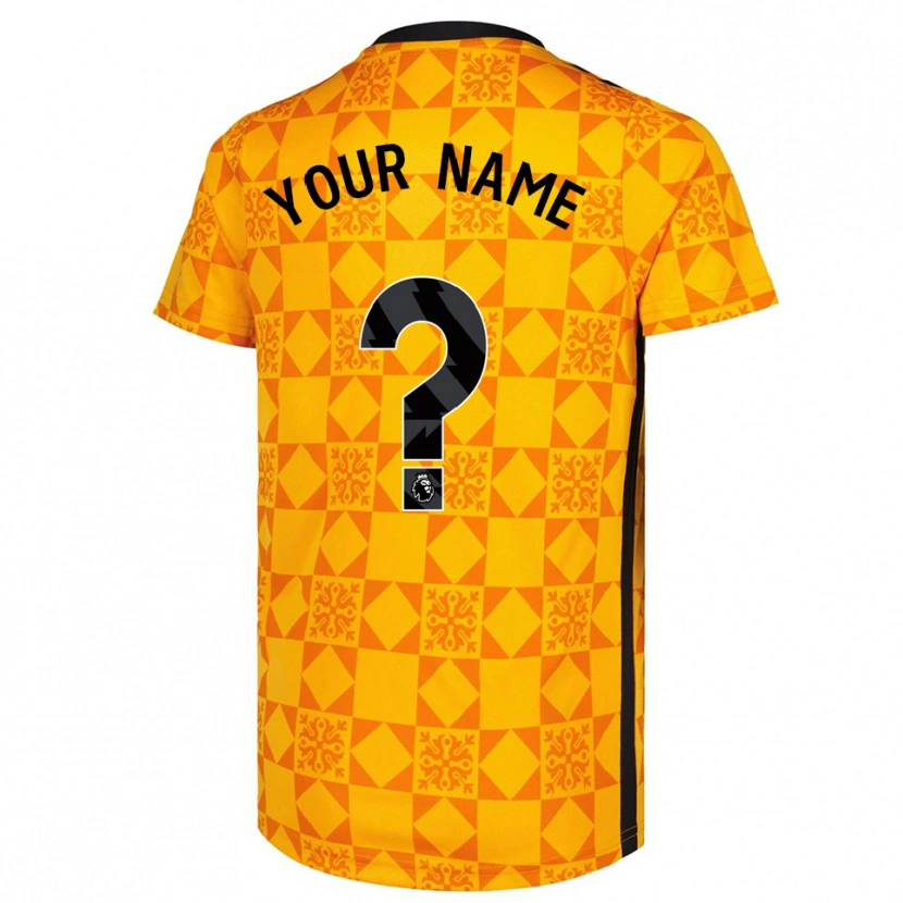 Danxen Hombre Camiseta Sunderland AFC Amarillo Negro Portero Equipación 2025/26 La Camisa