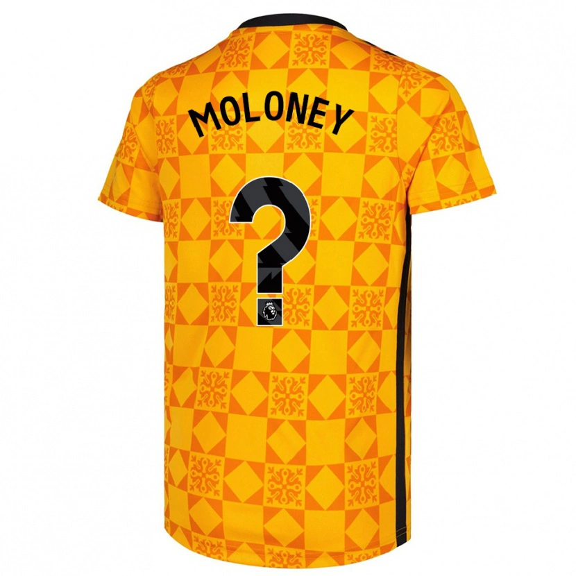 Danxen Hombre Camiseta Grace Moloney #0 Amarillo Negro Portero Equipación 2025/26 La Camisa