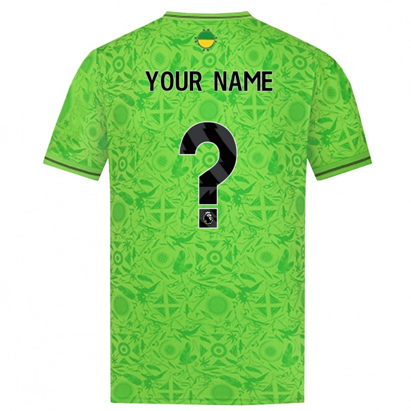 Danxen Hombre Camiseta Wolverhampton Wanderers Verde Negro Portero Equipación 2025/26 La Camisa