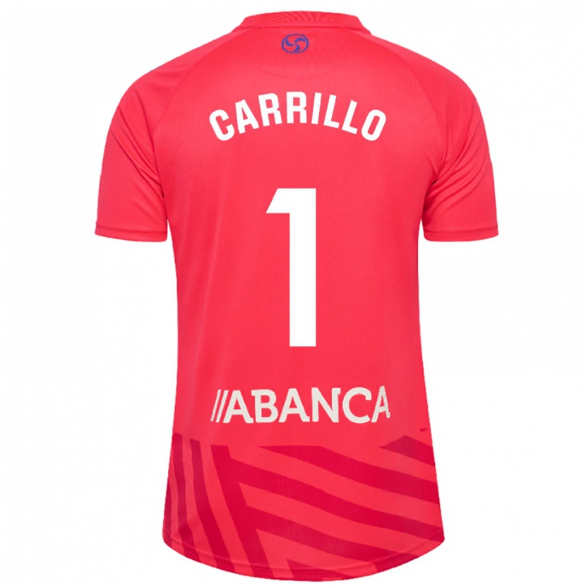 Danxen Hombre Camiseta Coke Carrillo #1 Rojo Blanco Portero Equipación 2025/26 La Camisa