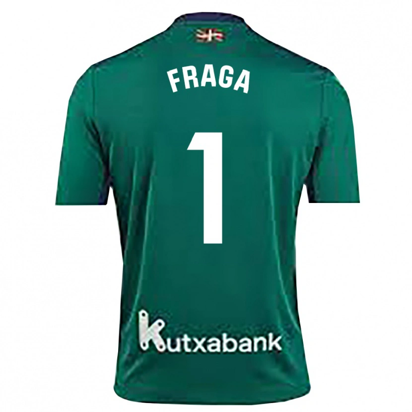 Danxen Hombre Camiseta Aitor Fraga #1 Azul Marino Verde Portero Equipación 2025/26 La Camisa
