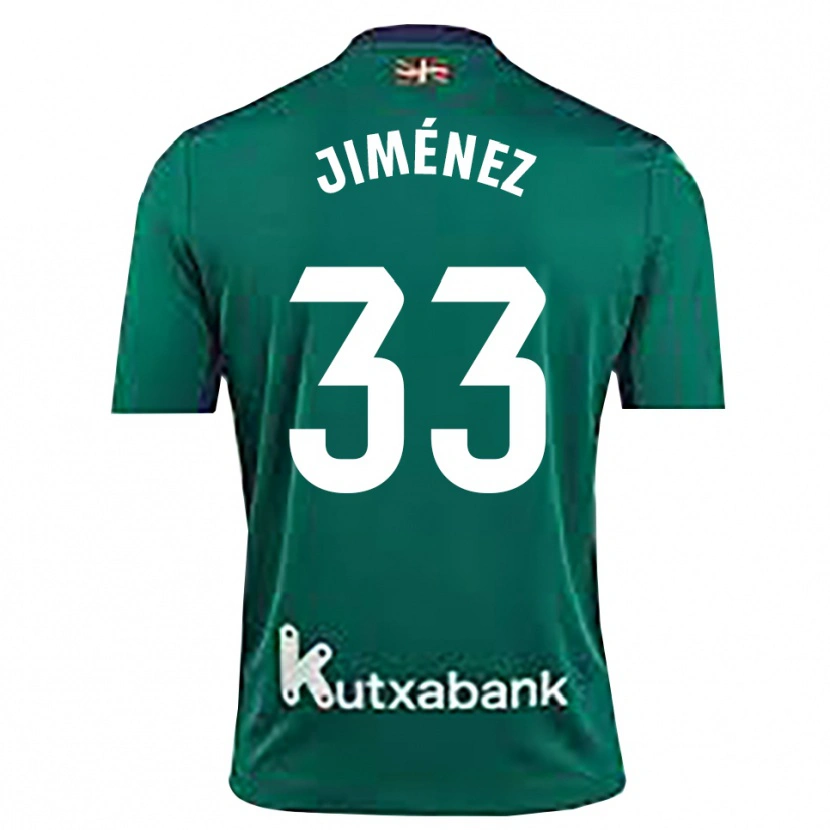 Danxen Hombre Camiseta Javier Jiménez #33 Azul Marino Verde Portero Equipación 2025/26 La Camisa