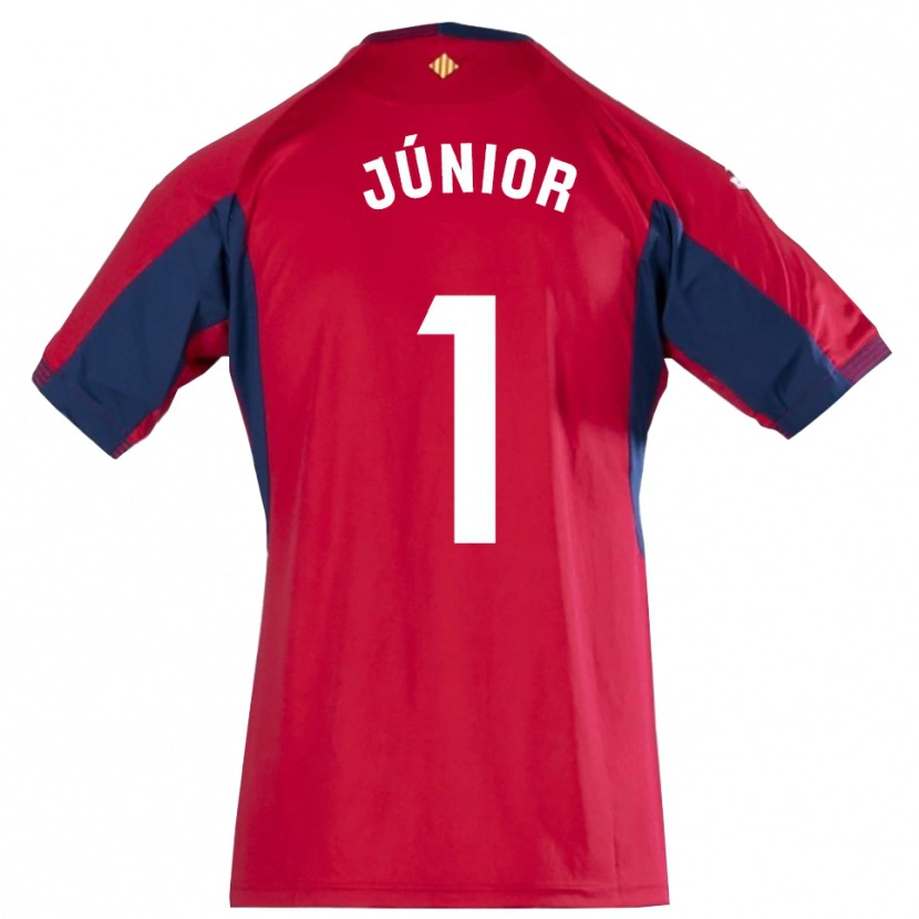 Danxen Hombre Camiseta Luiz Júnior #1 Azul Real Rojo Portero Equipación 2025/26 La Camisa