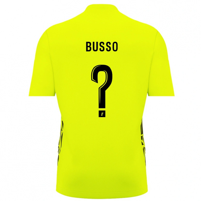 Danxen Hombre Camiseta Louise Busso #0 Verde Fluorescente Portero Equipación 2025/26 La Camisa