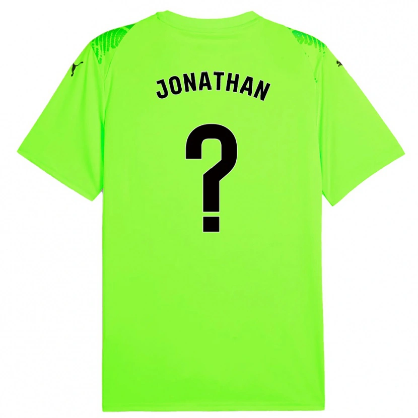 Danxen Hombre Camiseta Jonathan Sánchez #0 Verde Césped Portero Equipación 2025/26 La Camisa