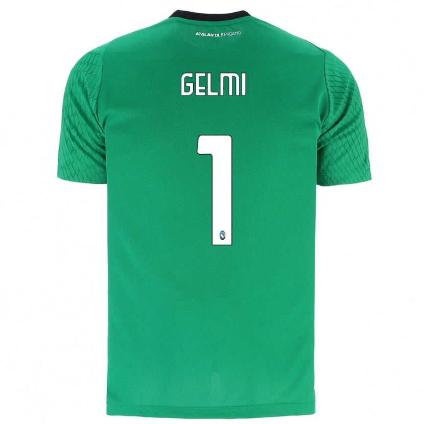 Danxen Hombre Camiseta Ludovico Gelmi #1 Verde Esmeralda Portero Equipación 2025/26 La Camisa