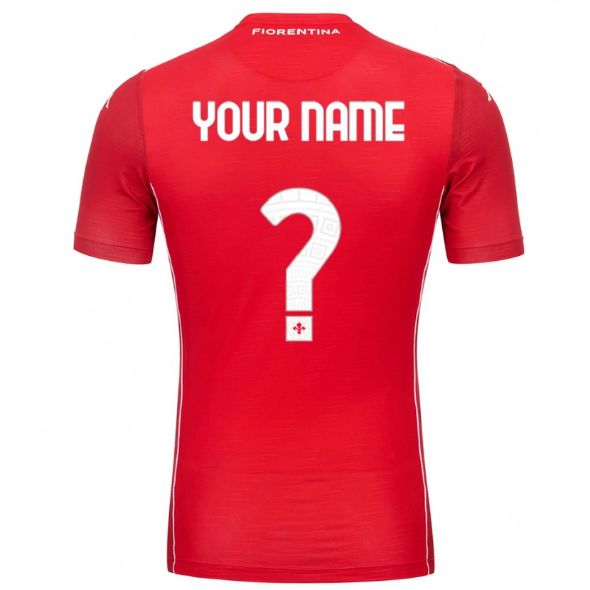 Danxen Hombre Camiseta ACF Fiorentina Rojo Blanco Portero Equipación 2025/26 La Camisa