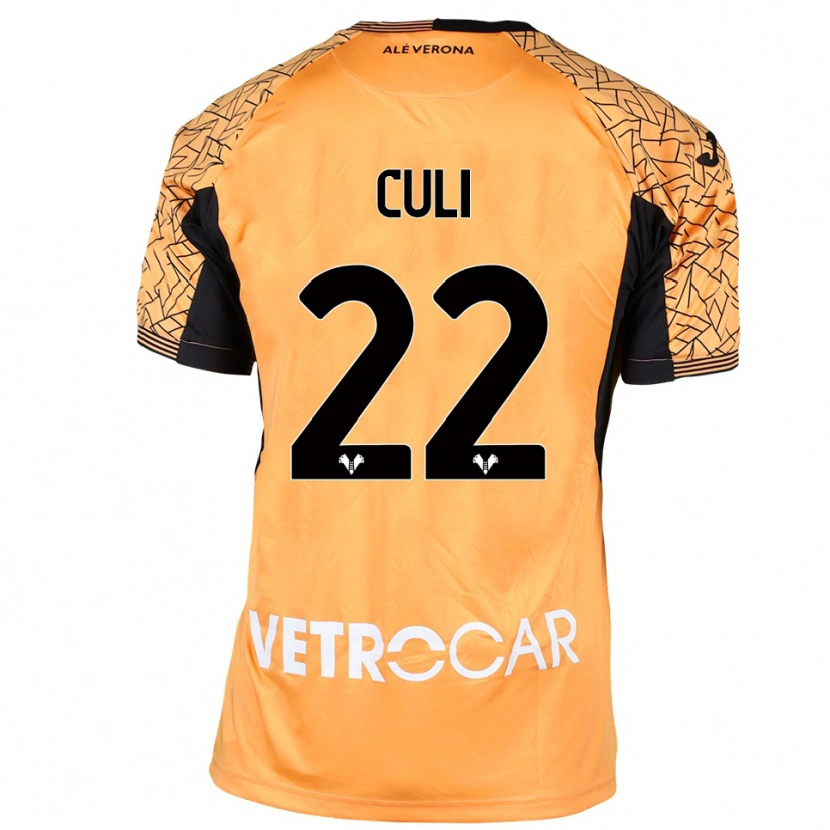 Danxen Hombre Camiseta Daniel Culi #22 Naranja Negro Blanco Portero Equipación 2025/26 La Camisa