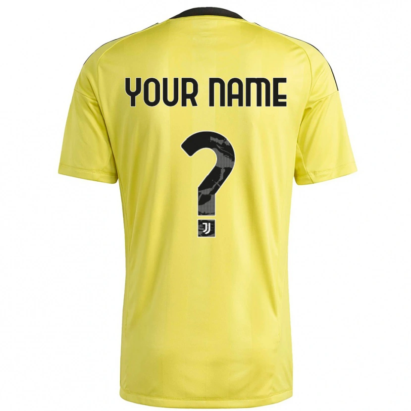 Danxen Hombre Camiseta Juventus Blanco Amarillo Portero Equipación 2025/26 La Camisa