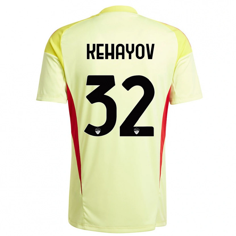Danxen Hombre Camiseta Atanas Kehayov #32 Amarillo Claro Naranja Portero Equipación 2025/26 La Camisa