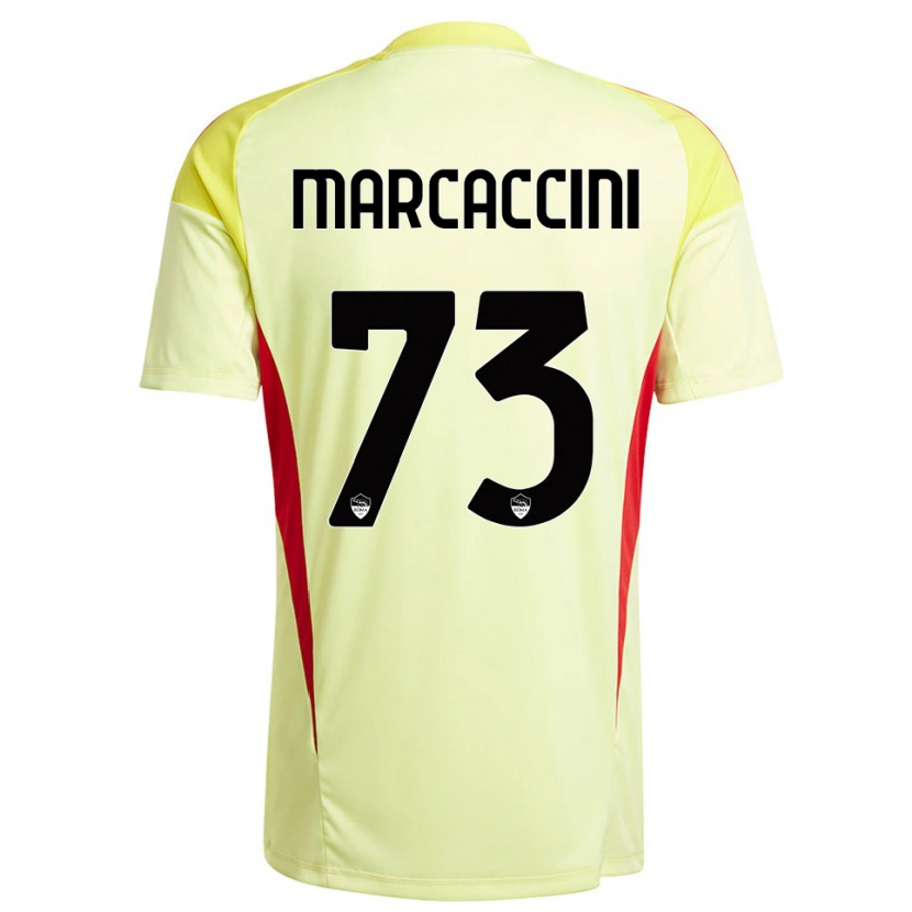 Danxen Hombre Camiseta Alessio Marcaccini #73 Amarillo Claro Naranja Portero Equipación 2025/26 La Camisa