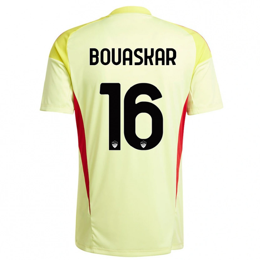Danxen Hombre Camiseta Slim Bouaskar #16 Amarillo Claro Naranja Portero Equipación 2025/26 La Camisa