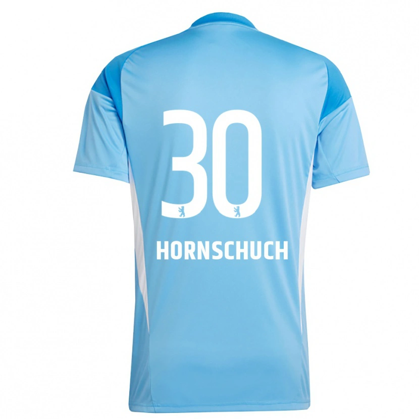 Danxen Hombre Camiseta Sarah Hornschuch #30 Azul Negro Portero Equipación 2025/26 La Camisa