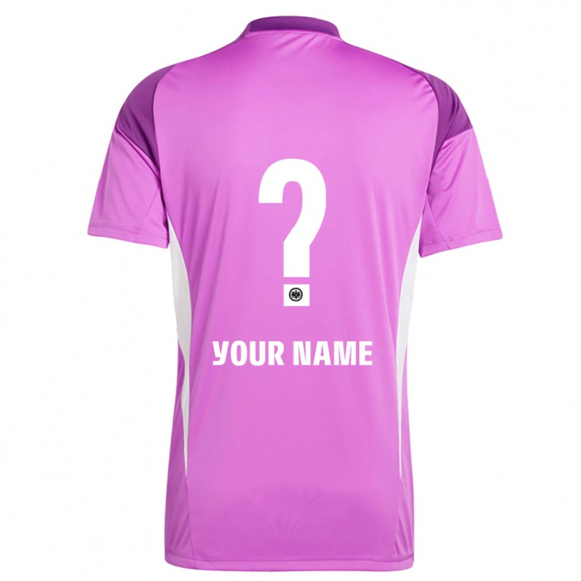 Danxen Hombre Camiseta Eintracht Frankfurt Lila Blanco Portero Equipación 2025/26 La Camisa