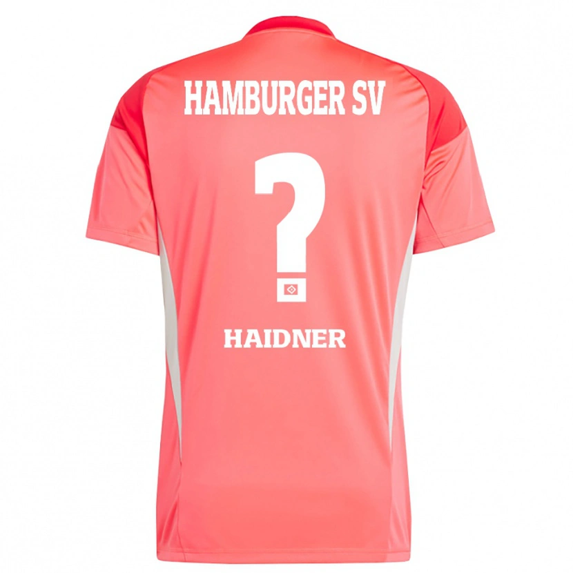 Danxen Hombre Camiseta Larissa Haidner #0 Naranja Rojo Portero Equipación 2025/26 La Camisa