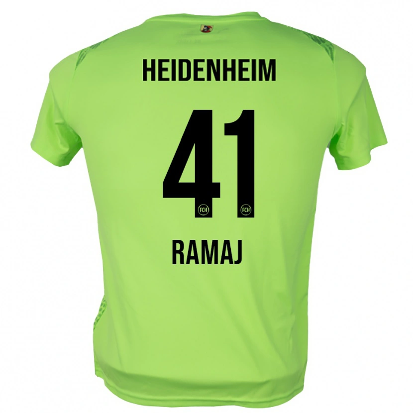 Danxen Hombre Camiseta Diant Ramaj #41 Verde Pálido Portero Equipación 2025/26 La Camisa