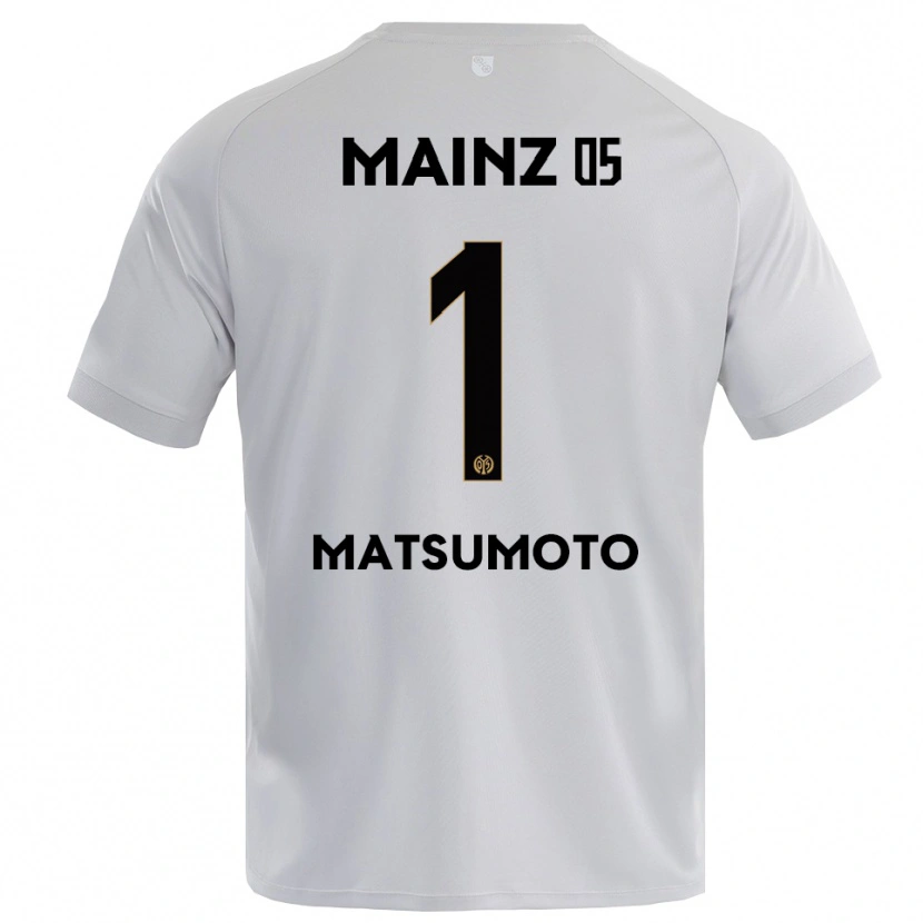 Danxen Hombre Camiseta Mamiko Matsumoto #1 Gris Azul Claro Portero Equipación 2025/26 La Camisa