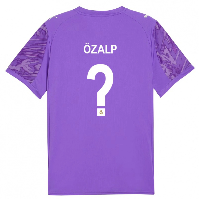 Danxen Hombre Camiseta Hamza Özalp #0 Blanco Morado Portero Equipación 2025/26 La Camisa