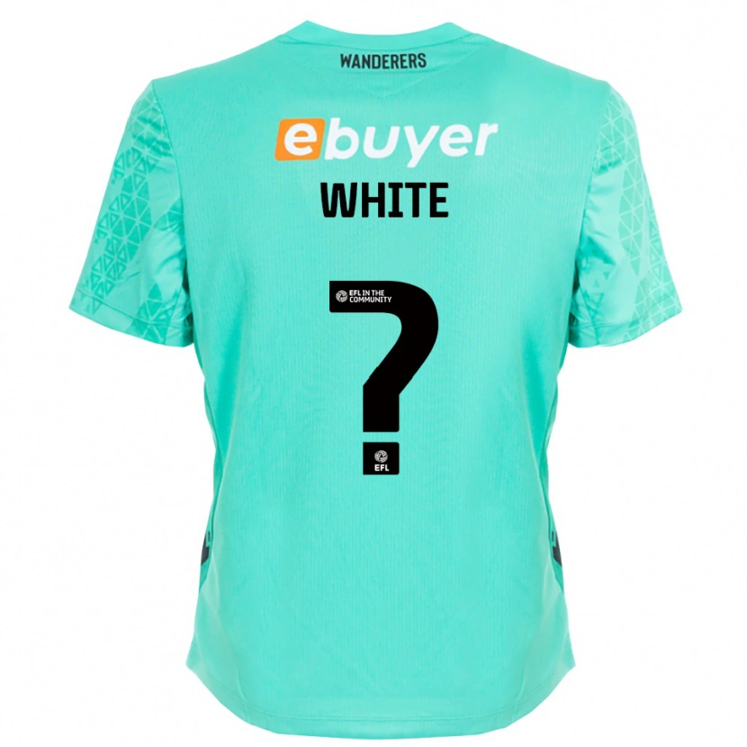Danxen Mujer Camiseta Annabelle White #0 Negro Aqua Portero Equipación 2025/26 La Camisa