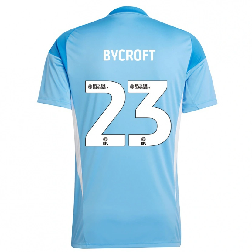 Danxen Mujer Camiseta Jack Bycroft #23 Azul Cielo Portero Equipación 2025/26 La Camisa