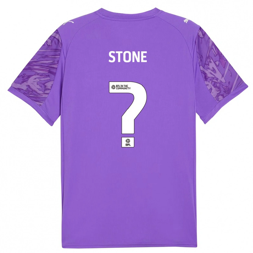 Danxen Mujer Camiseta Hannah Stone #0 Morado Oscuro Portero Equipación 2025/26 La Camisa
