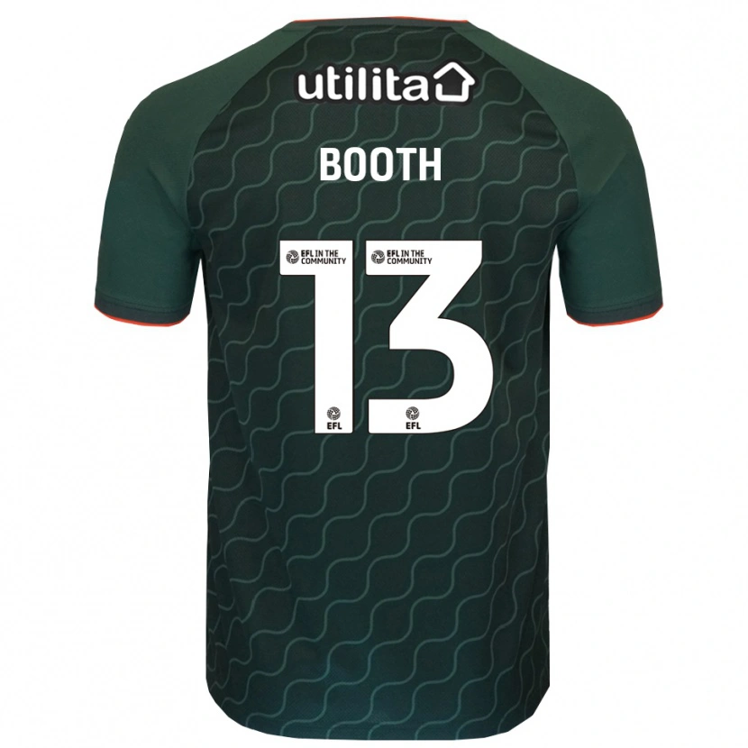Danxen Mujer Camiseta Charlie Booth #13 Verde Oscuro Portero Equipación 2025/26 La Camisa