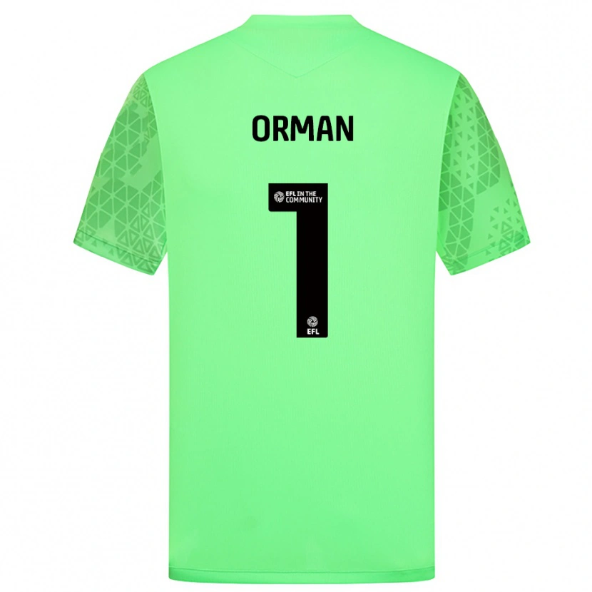 Danxen Mujer Camiseta Emily Orman #1 Verde Claro Portero Equipación 2025/26 La Camisa