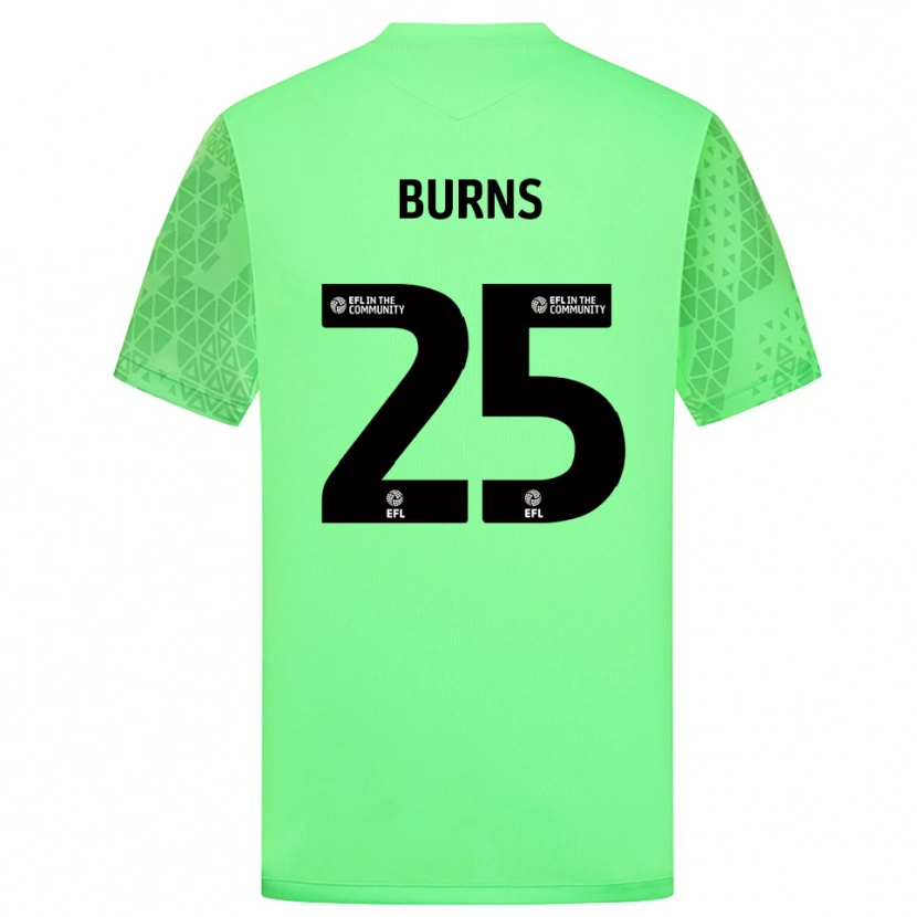 Danxen Mujer Camiseta Jacqueline Burns #25 Verde Claro Portero Equipación 2025/26 La Camisa