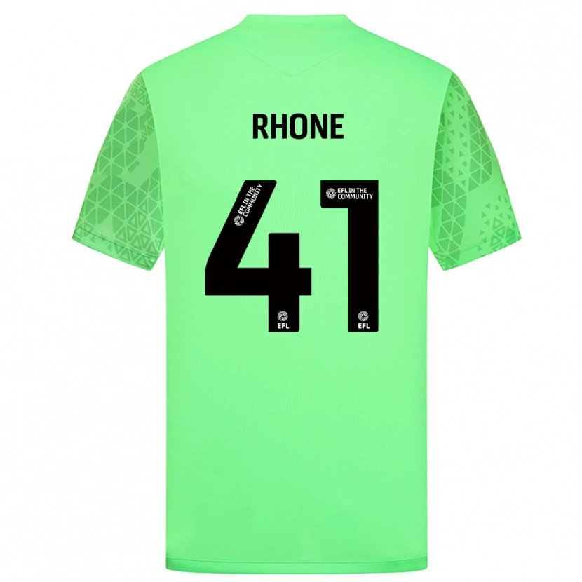 Danxen Mujer Camiseta Harrison Rhone #41 Verde Claro Portero Equipación 2025/26 La Camisa
