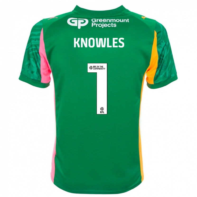 Danxen Mujer Camiseta Amelia Knowles #1 Verde Rosa Naranja Portero Equipación 2025/26 La Camisa