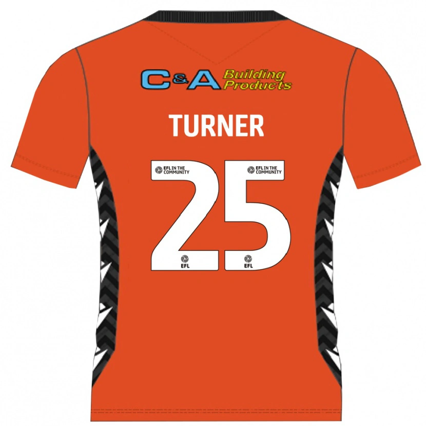 Danxen Mujer Camiseta Jake Turner #25 Negro Naranja Portero Equipación 2025/26 La Camisa
