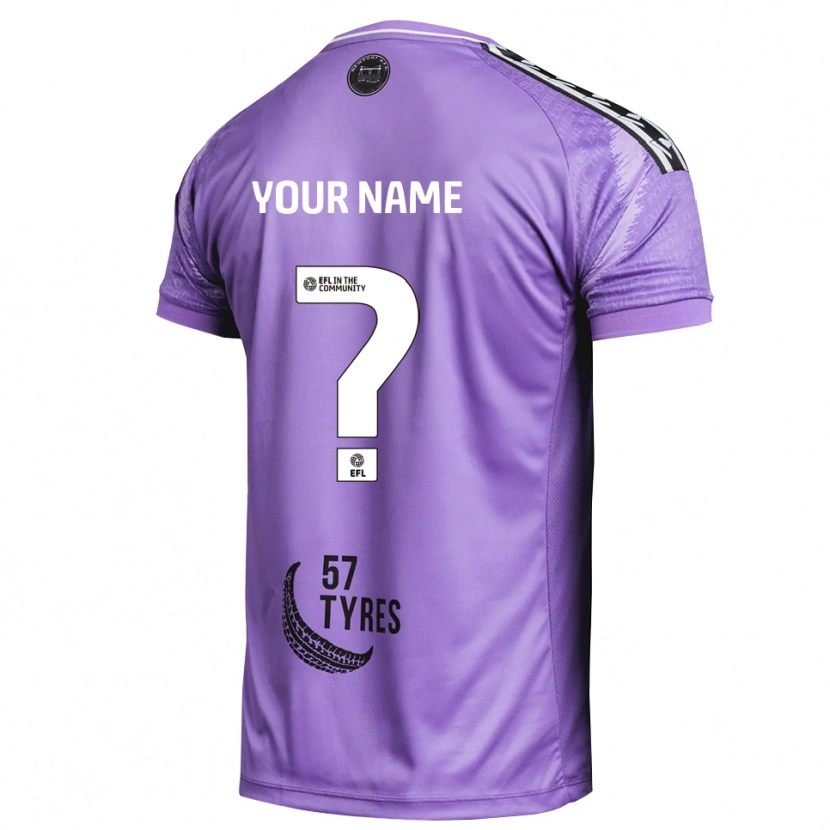 Danxen Mujer Camiseta Newport County Morado Claro Portero Equipación 2025/26 La Camisa