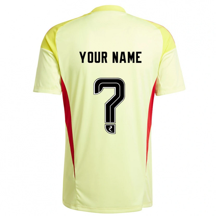 Danxen Mujer Camiseta Celtic Negro Rojo Amarillo Portero Equipación 2025/26 La Camisa