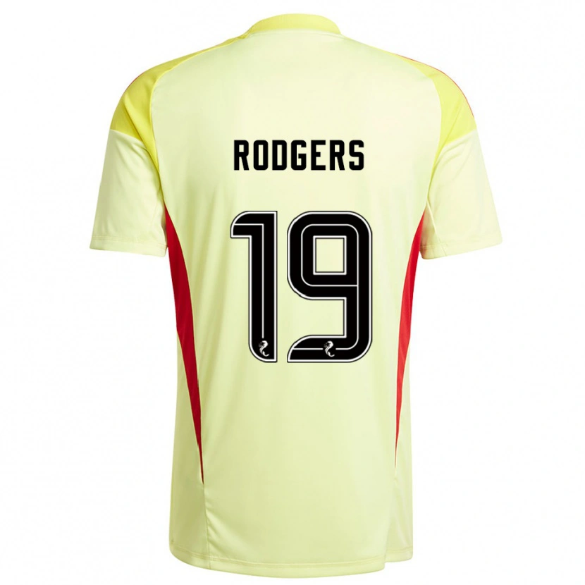 Danxen Mujer Camiseta Lisa Rodgers #19 Negro Rojo Amarillo Portero Equipación 2025/26 La Camisa