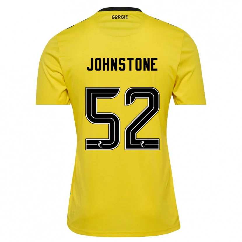 Danxen Mujer Camiseta Rachael Johnstone #52 Negro Rojo Amarillo Portero Equipación 2025/26 La Camisa