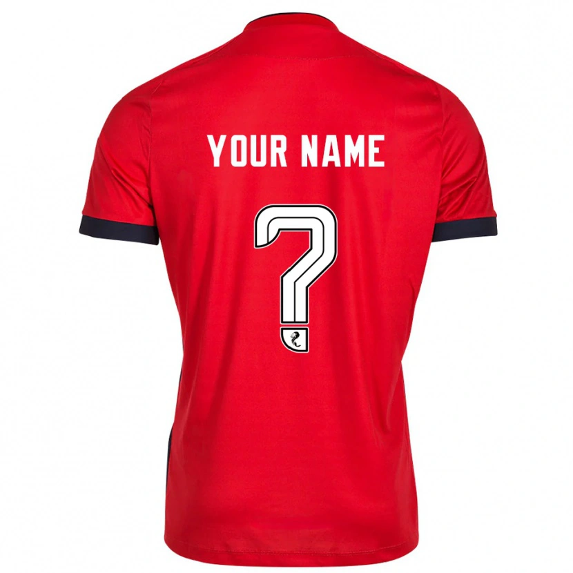 Danxen Mujer Camiseta Dundee FC Blanco Rojo Portero Equipación 2025/26 La Camisa