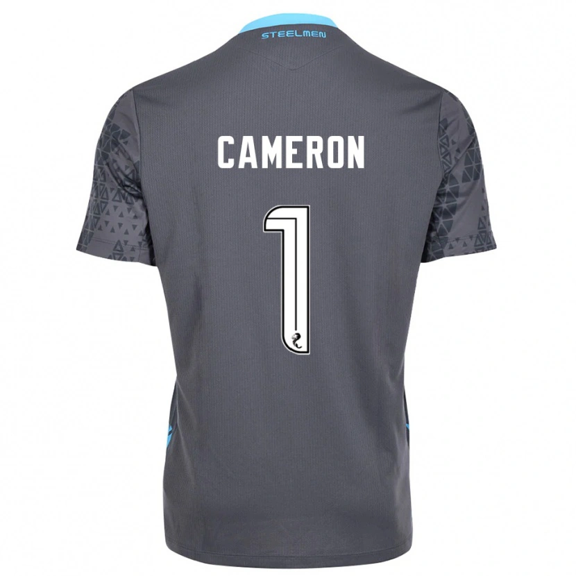 Danxen Mujer Camiseta Rebecca Cameron #1 Blanco Gris Portero Equipación 2025/26 La Camisa