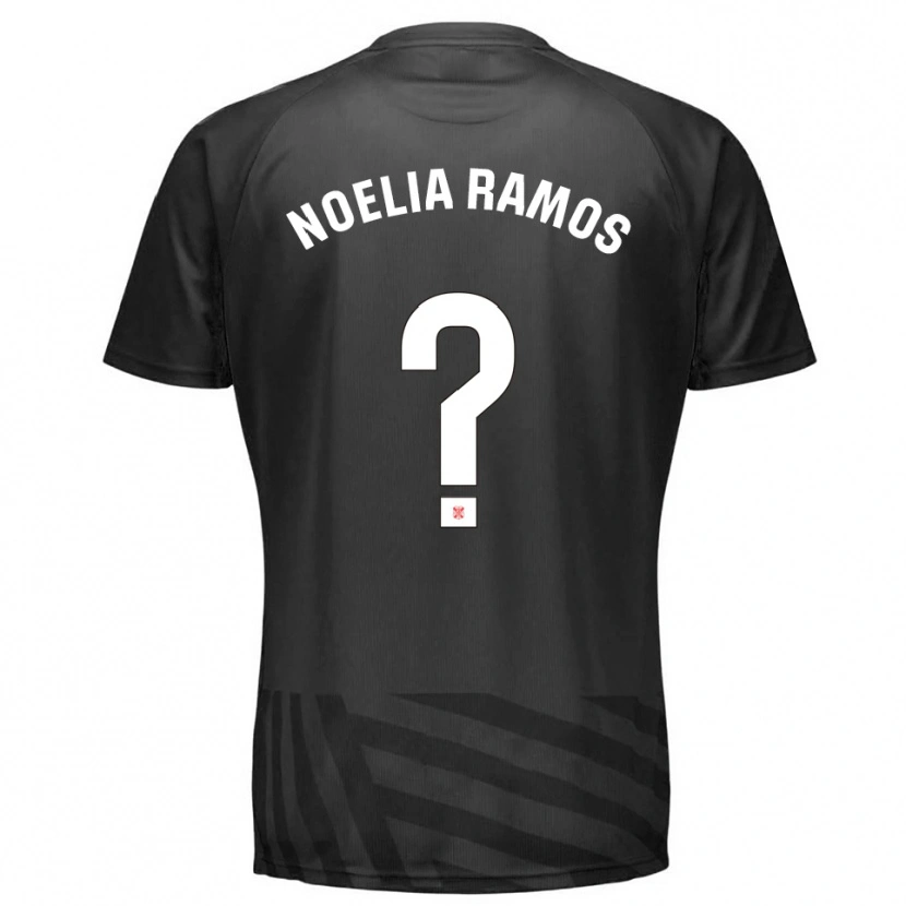 Danxen Mujer Camiseta Noelia Ramos Álvarez #0 Gris Negro Portero Equipación 2025/26 La Camisa
