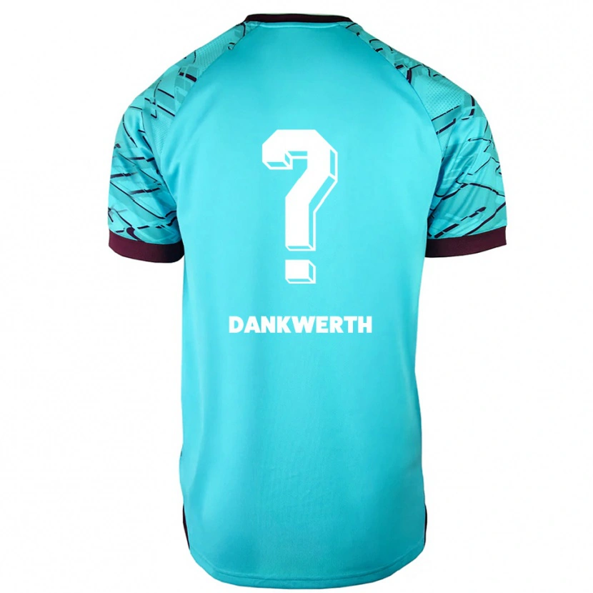 Danxen Mujer Camiseta Bendix Dankwerth #0 Azul Cielo Púrpura Portero Equipación 2025/26 La Camisa