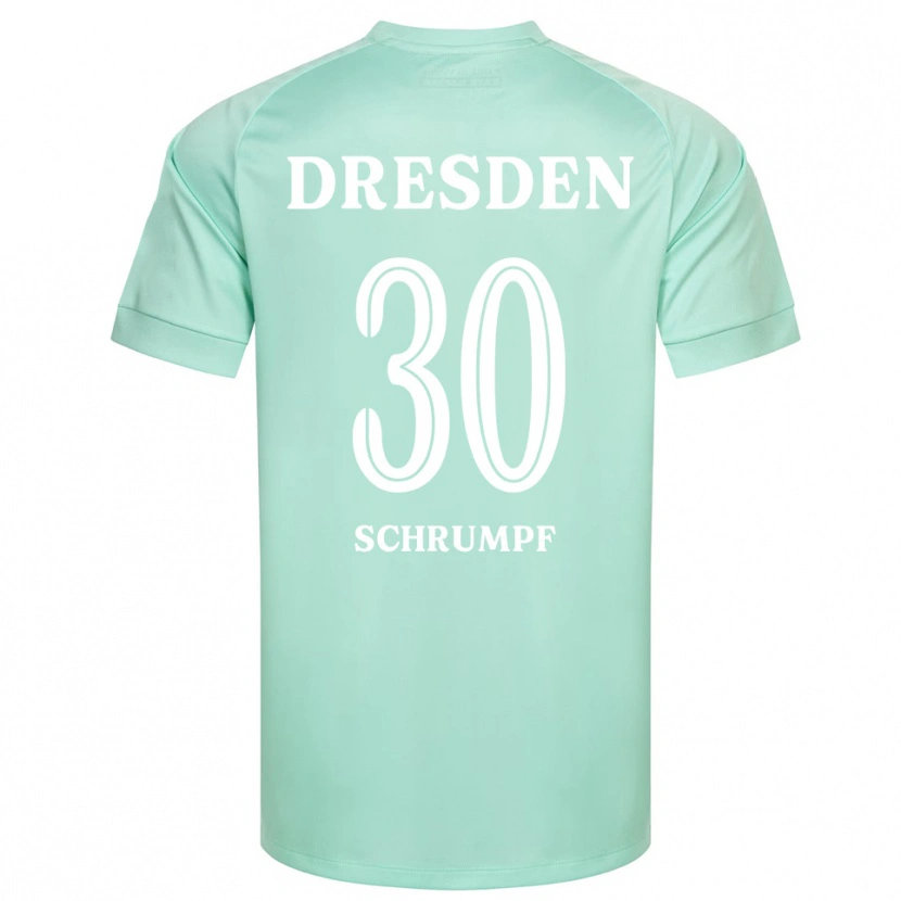 Danxen Mujer Camiseta Janis Schrumpf #30 Blanco Verde Claro Portero Equipación 2025/26 La Camisa