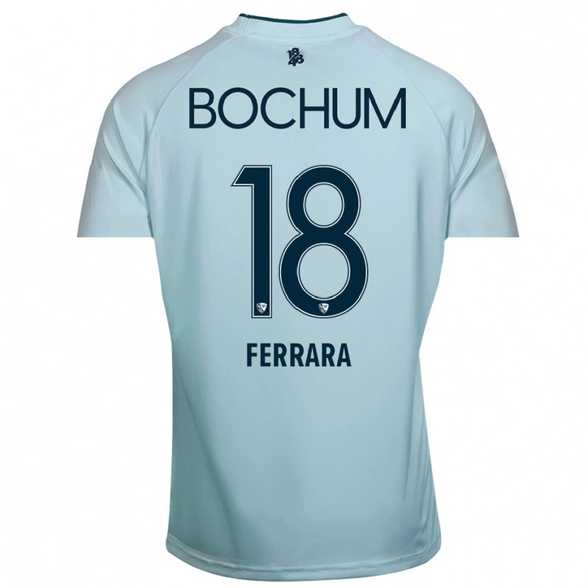 Danxen Mujer Camiseta Noah-Ali Ferrara #18 Cian-Azul Portero Equipación 2025/26 La Camisa