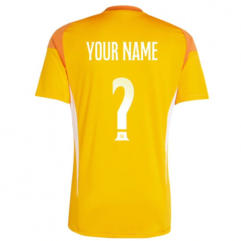 Danxen Mujer Camiseta MSV Duisburg Blanco Naranja Portero Equipación 2025/26 La Camisa