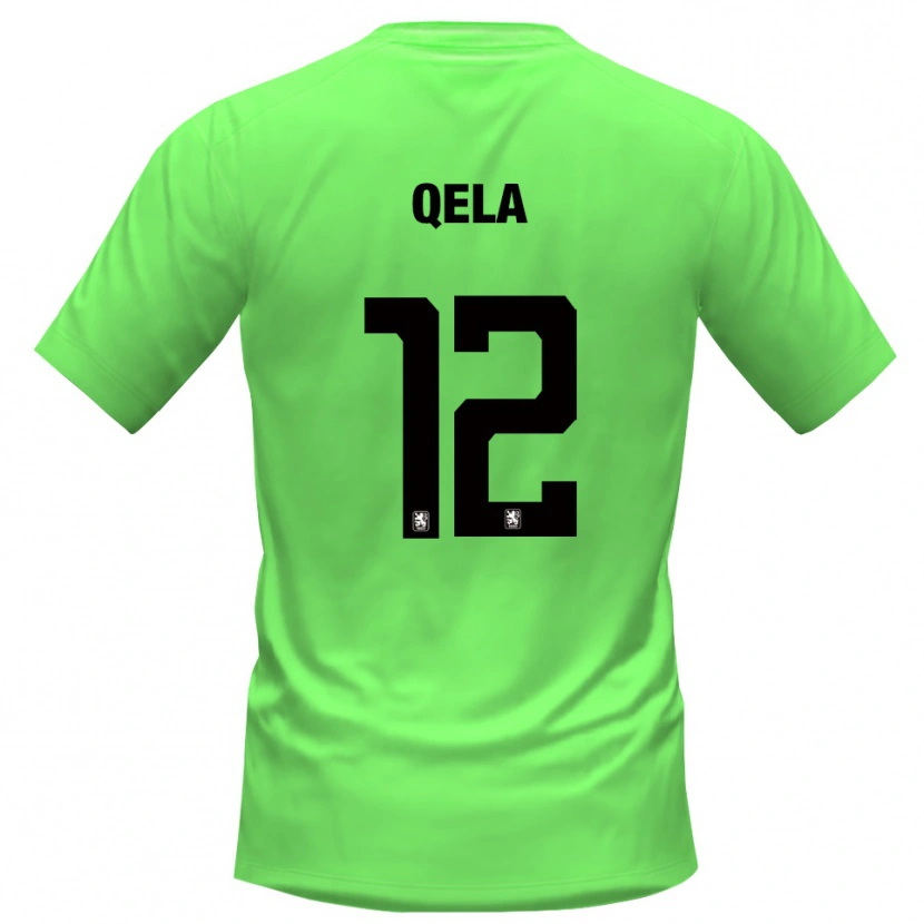 Danxen Mujer Camiseta Miran Qela #12 Verde Primavera Portero Equipación 2025/26 La Camisa