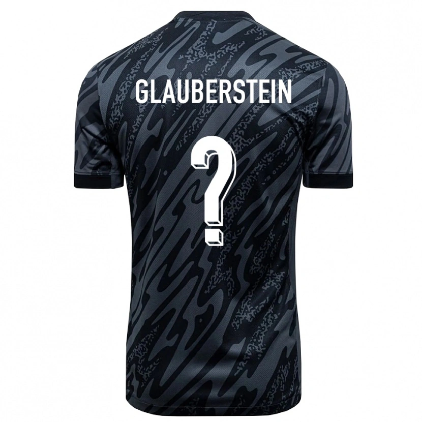 Danxen Mujer Camiseta Jonas Glauberstein #0 Negro Gris Portero Equipación 2025/26 La Camisa