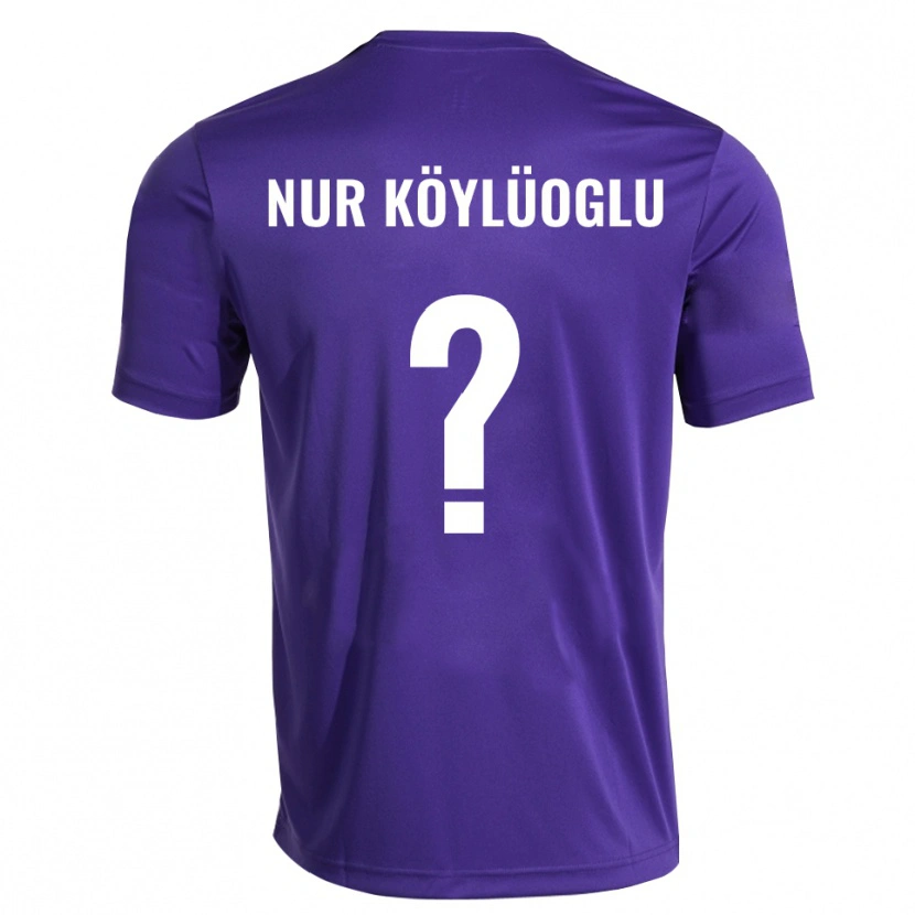 Danxen Mujer Camiseta Zehra Nur Köylüoglu #0 Blanco Púrpura Portero Equipación 2025/26 La Camisa