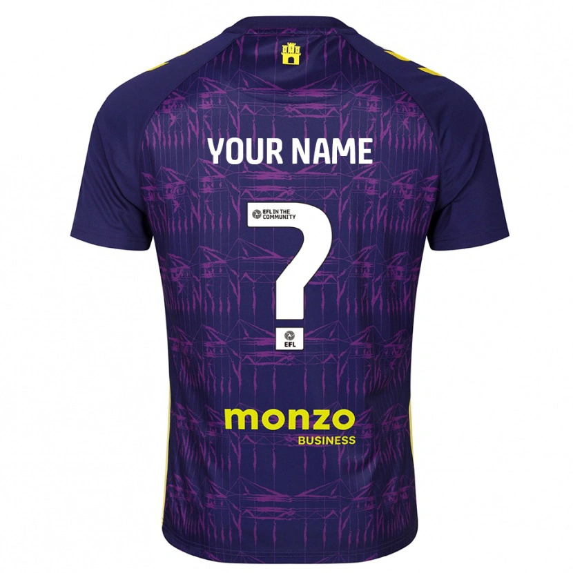 Danxen Mujer Camiseta Coventry City Morado Amarillo Portero Equipación 2025/26 La Camisa