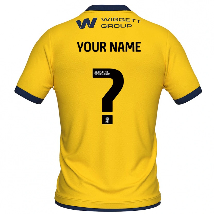 Danxen Mujer Camiseta Millwall FC Amarillo Negro Portero Equipación 2025/26 La Camisa