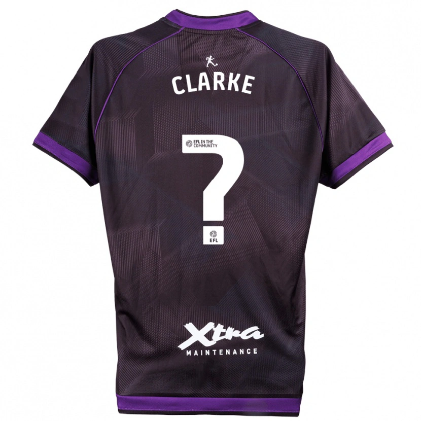 Danxen Mujer Camiseta Kenny Clarke #0 Morado Blanco Portero Equipación 2025/26 La Camisa